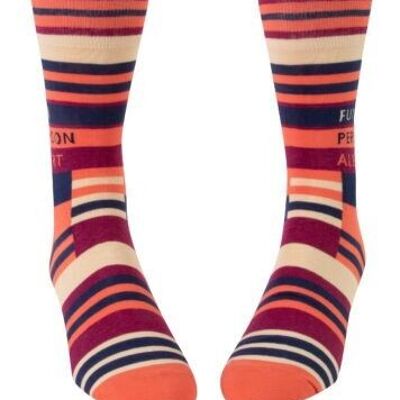 Fun Person Alert Men’s Socks