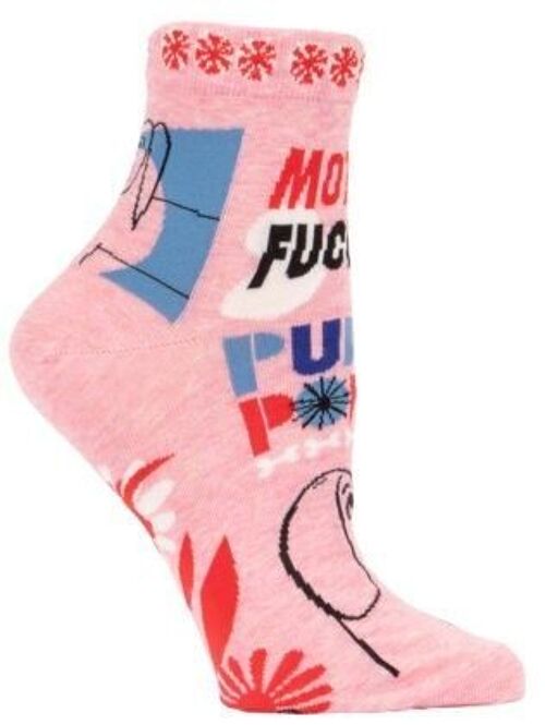 MF’in Puppy Power Ankle Socks