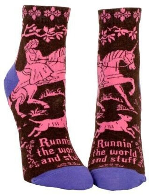 Runnin’ The World Ankle Socks