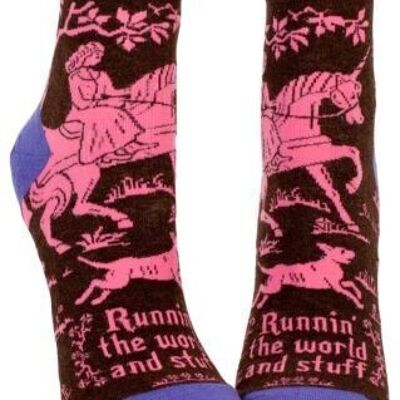 Runnin’ The World Ankle Socks