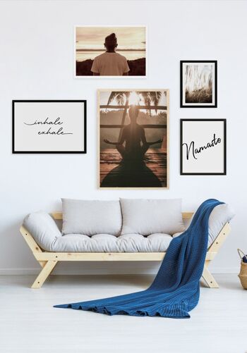 Poster Photographie Femme en Pose de Yoga - 40 x 50 cm 6