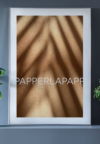 Affiche de sable avec lettrage Papperlapapp - 21 x 30 cm 3
