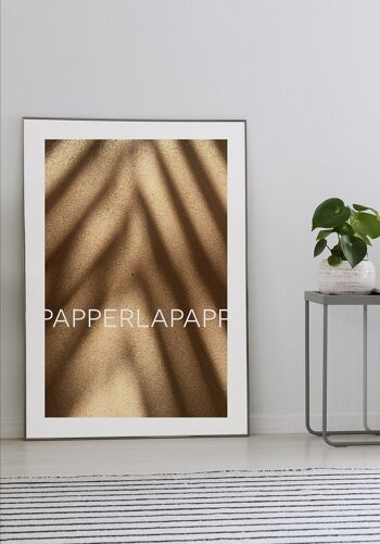 Affiche de sable avec lettrage Papperlapapp - 21 x 30 cm 4