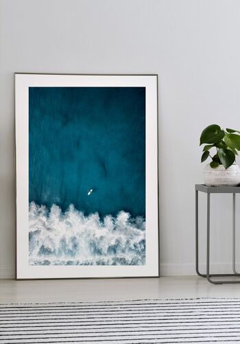 Affiche avec mer et vagues - 30 x 40 cm 6