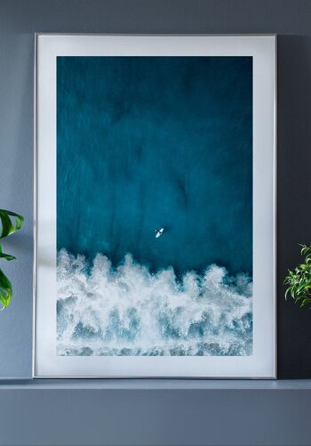 Affiche avec mer et vagues - 40 x 50 cm 4