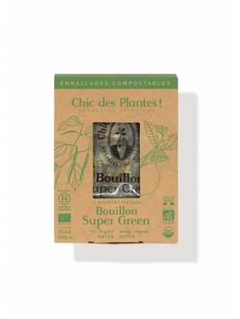 BOUILLON SUPER GREEN (BOÎTE 12 SACHETS) 1