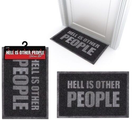 Welcome mat – hell is other people