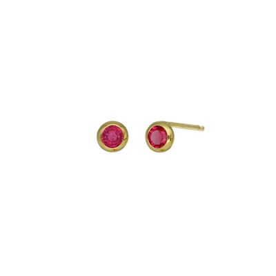 Pendientes rose de Lis en oro