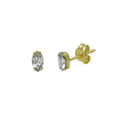 Pendientes marquesa crystal de Bianca en oro