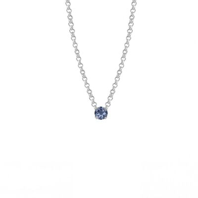 Collar mini denim blue de Celine en plata