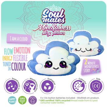 Oreiller de narration Cloud Soul Mates® 1