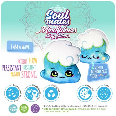 Soul Mates® Wave Storytelling-Kissen