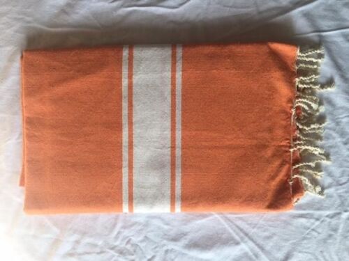 Fouta Tradi tissage à plat 200x100cm 100% coton recyclé  -  Drap de plage