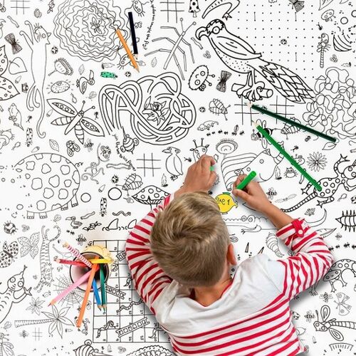 ARTKIT: Giant Poster / Tablecloth – Puzzletime – FREE FELT TIP PENS