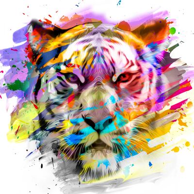 ARTKIT: Paint by Numbers – Splash Tiger