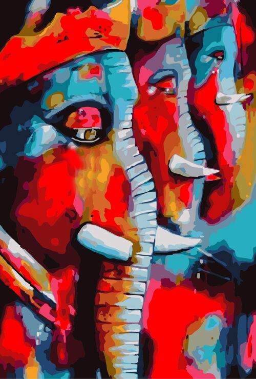 ARTKIT: Paint by Numbers – Ganesh 1