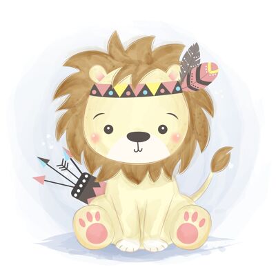 ARTKIT: Paint by Numbers – Cute Lion1