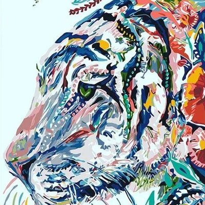 ARTKIT: Paint by Numbers – Mandala Tiger