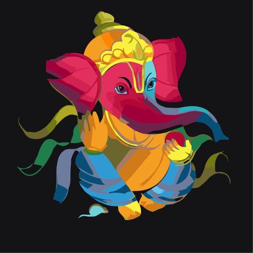 ARTKIT: Paint by Numbers – Ganesh