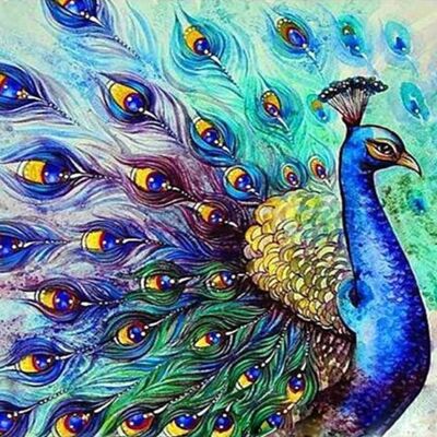 ARTKIT: Paint by Numbers – Peacock1
