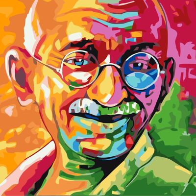 ARTKIT: Paint by Numbers – Gandhi