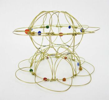 ARTKARE : outil/jouet de méditation Mandala en fil de laiton 1