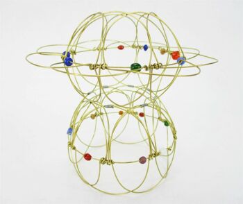 ARTKARE : outil/jouet de méditation Mandala en fil de laiton 2