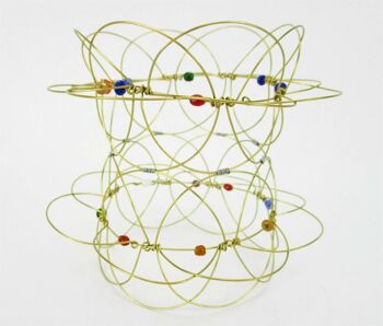 ARTKARE : outil/jouet de méditation Mandala en fil de laiton 4
