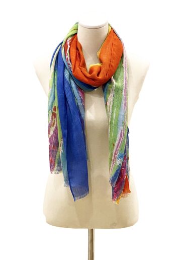 Foulards imprimé hj-20207-orange