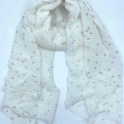 Foulards F19-blanc