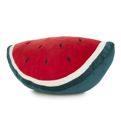 Fluffy Watermelon Red Polyester Cushion