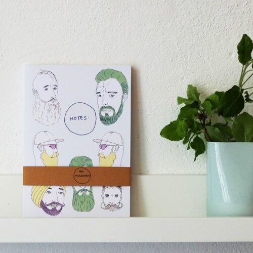 Notebook A5 Bearded Hipster