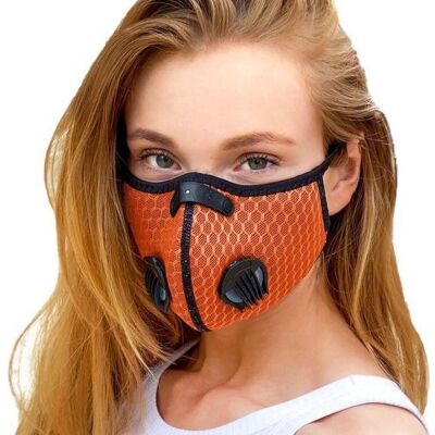Breezy luxury mouth mask - Orange