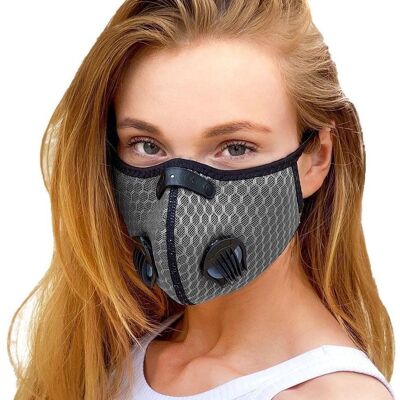 Breezy luxury mouth mask -  Gray