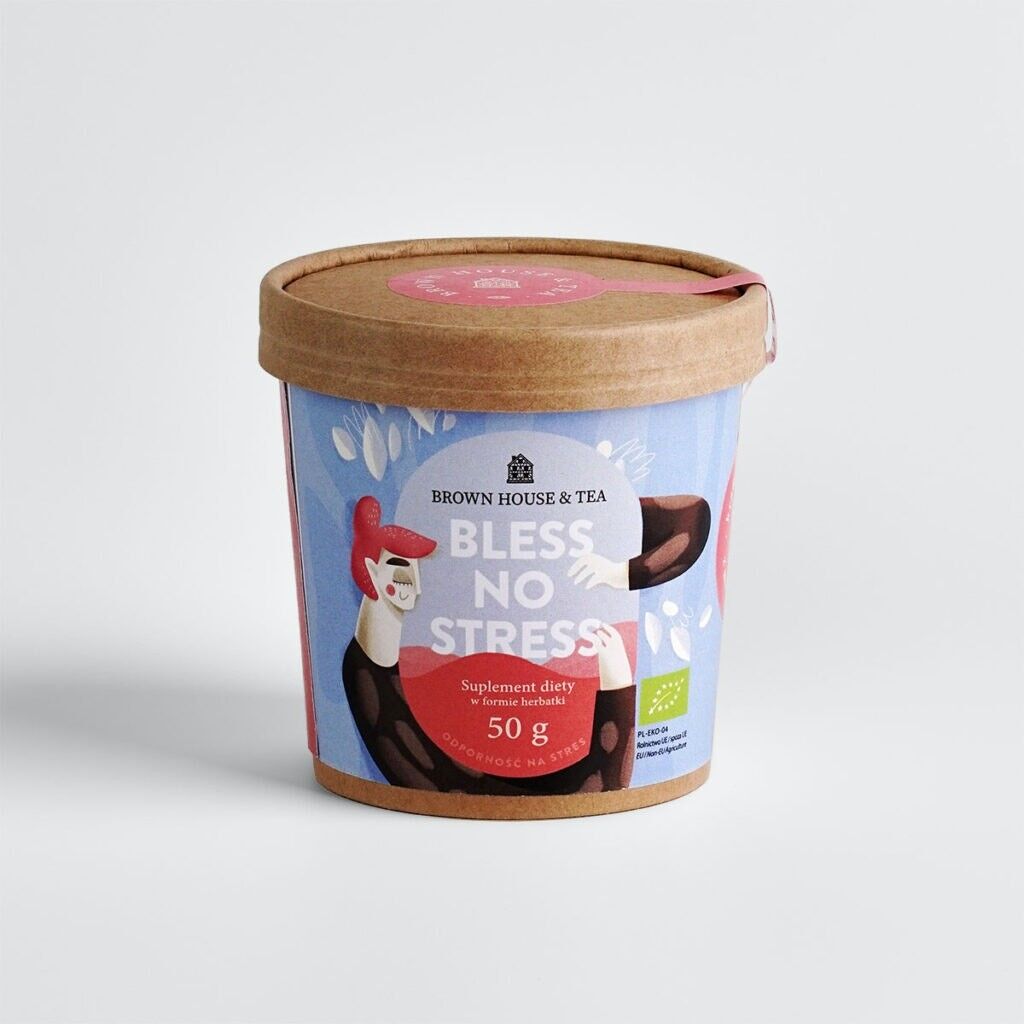 Bless No Stress - SUPLEMENTO DIETÉTICO para el estrés en forma de té de hierbas BIO