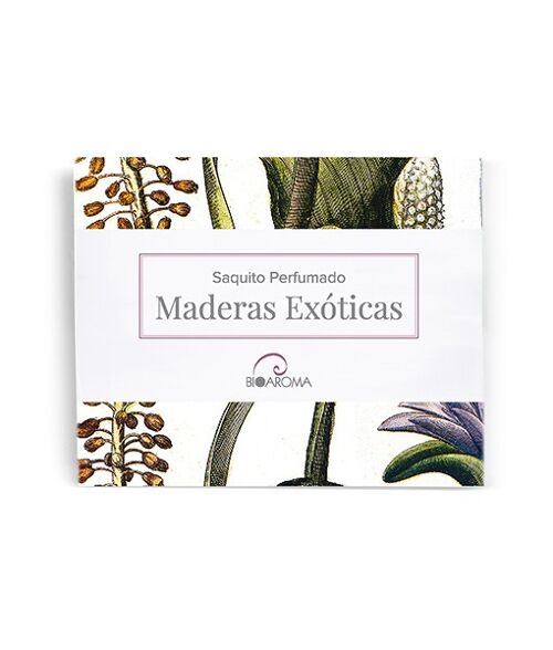 Saquito perfumado natural de Maderas exóticas BioAroma.