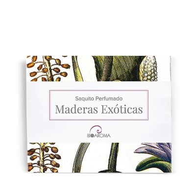 Saquito perfumado natural de Maderas exóticas BioAroma.