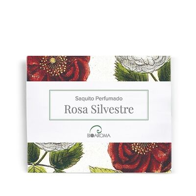 Sachet parfumé naturel à la rose sauvage BioAroma.