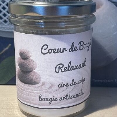 Relaxing scented candle