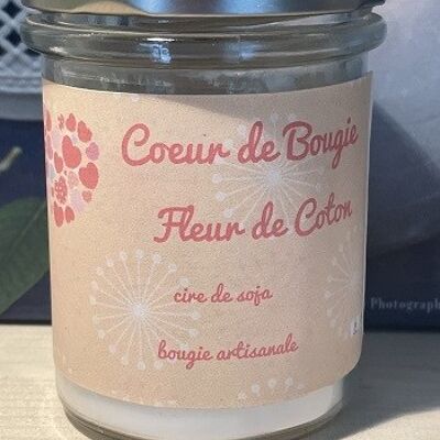 Cotton flower scented candle