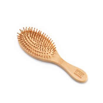 brosse à cheveux en bambou 1