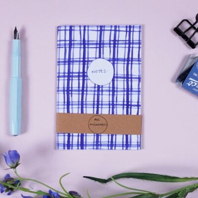 Notebook A6 checkered