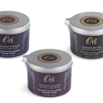 Gold Shimmer Massage Candle Collection - 160g