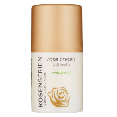 Crema antirughe alla rosa - naturale, vegana e biologica
