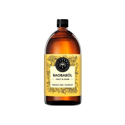 Aceite de baobab totalmente natural (300 ml), sin refinar