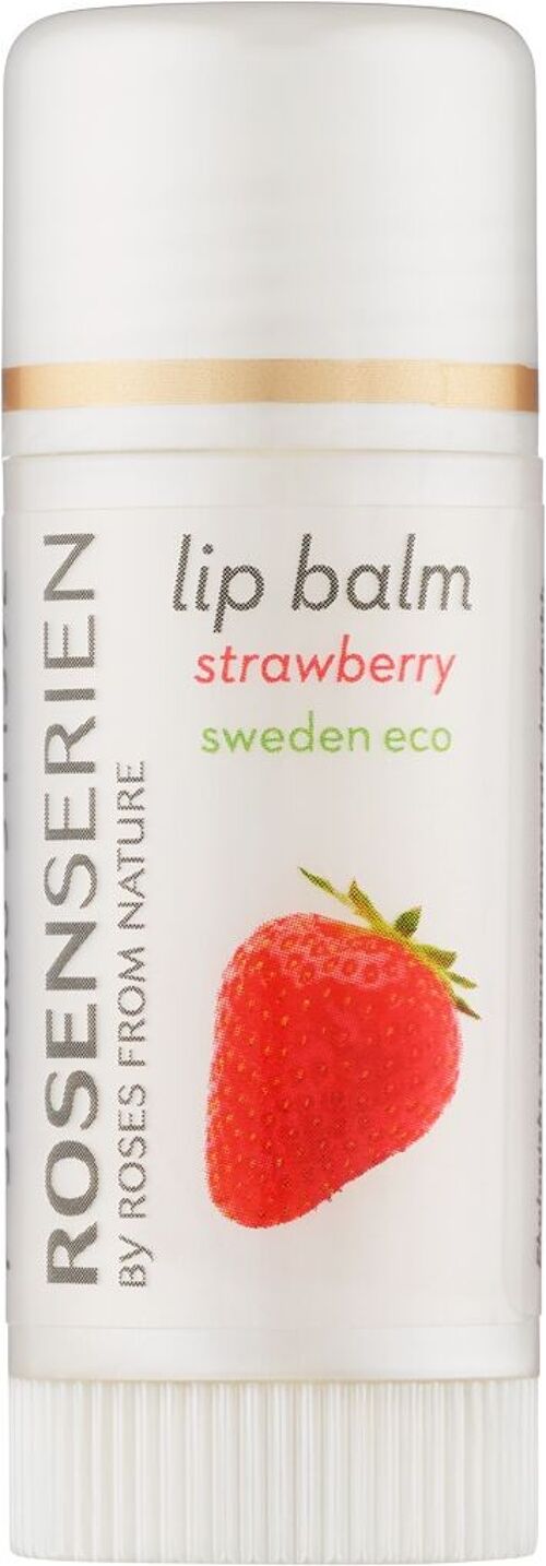 Lip Balm - Strawberry - natural, vegan and organic