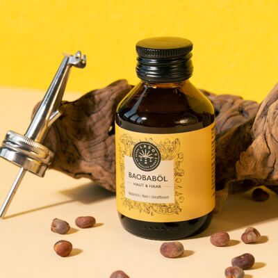 All-natural baobab oil (100 ml) unrefined