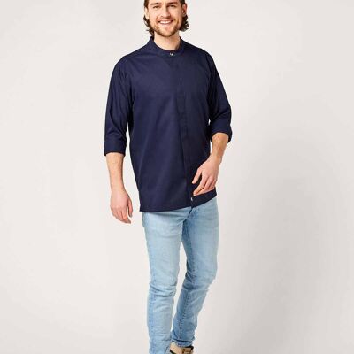 Clean Ocean Kochjacke langarm, RAY 2.0, navy