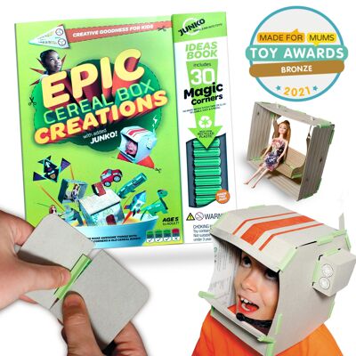 Livre de créations Epic Cereal Box (avec JUNKO ajouté)