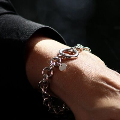 Bracelet KALLIO simple XL Ø 2.0 - argent 925